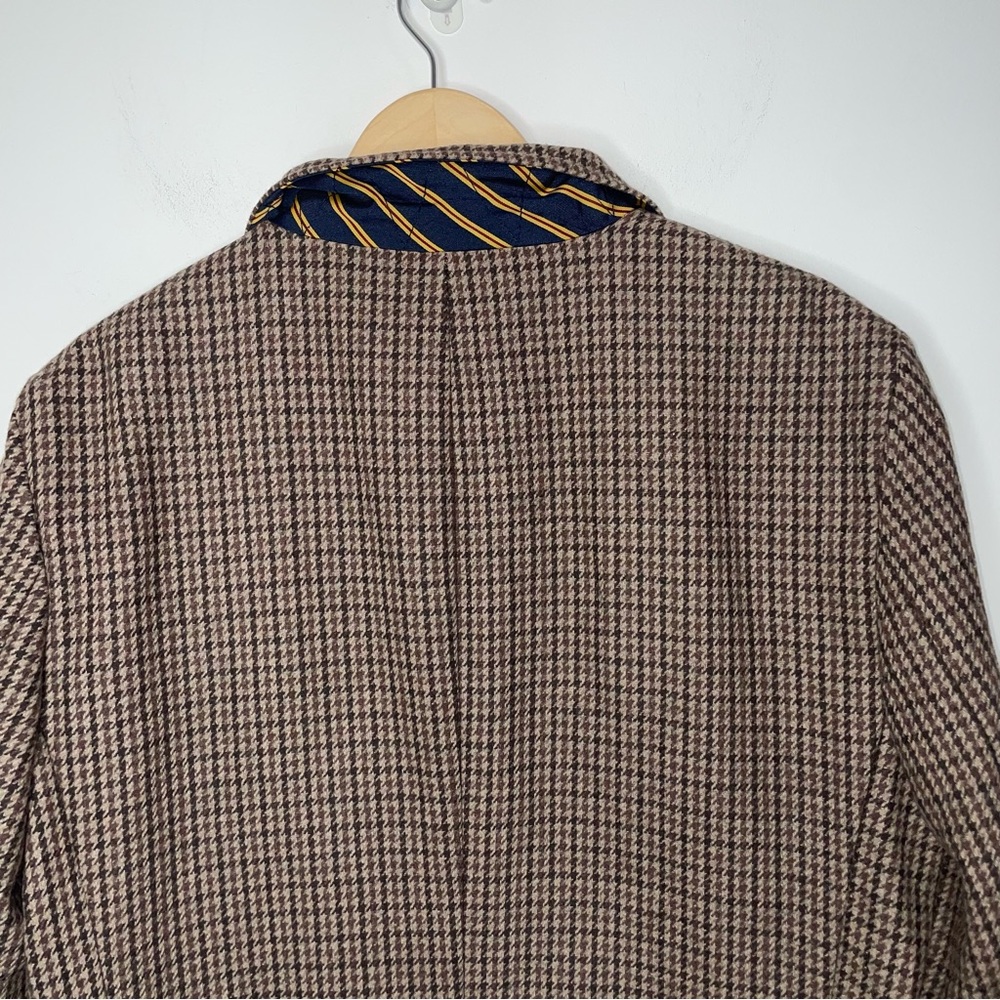 Tommy Hilfiger Wool Blend Tweed Houndstooth Blazer Sport Coat Men’s L - Picture 9 of 15